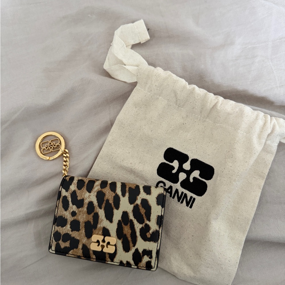 *SOLD* Ganni Leopard Print Wallet